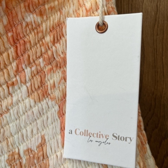 A Collective Story Odette Smocked Convertible Midi Dress / Maxi Skirt - Picture 6 of 9